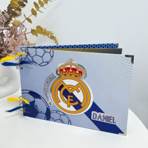 Libro de firmas comunión modelo real Madrid